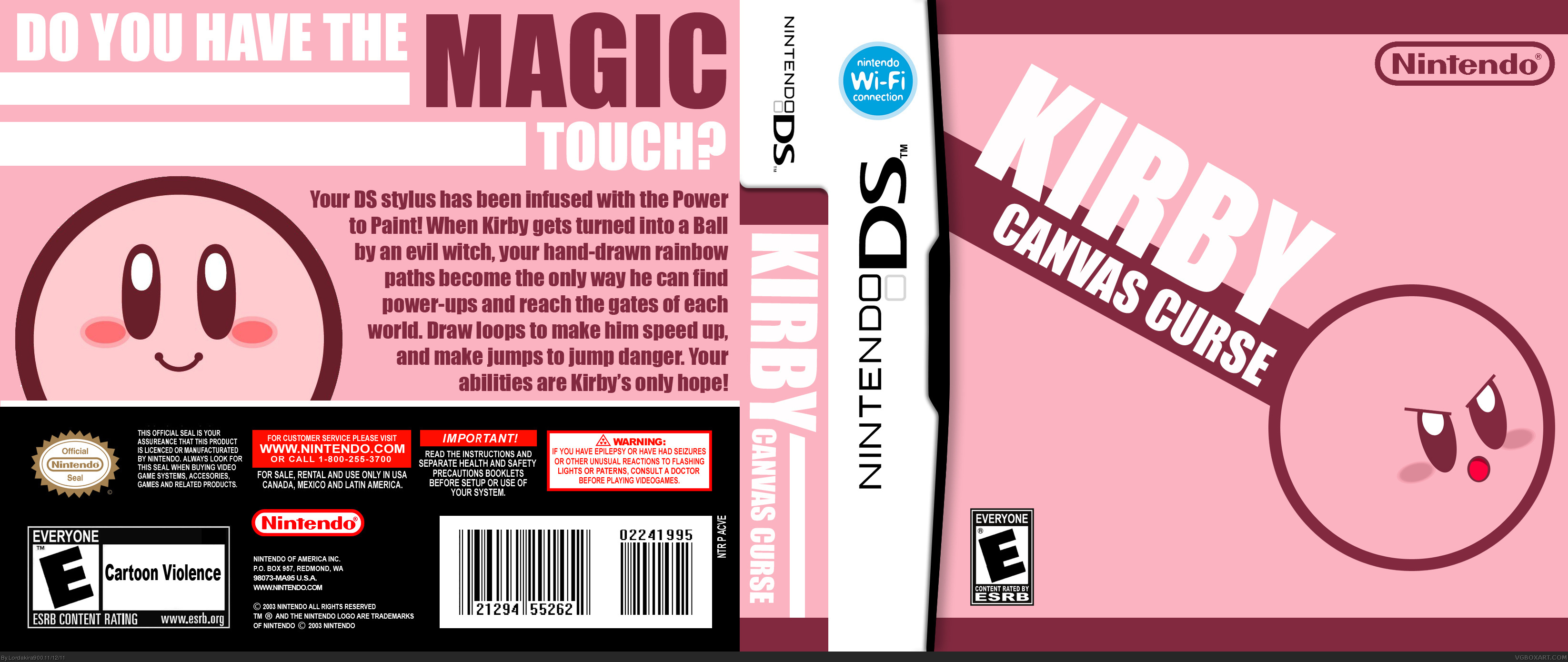 Kirby: Canvas Curse box cover