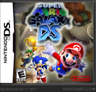 Super Mario Galaxy DS box cover