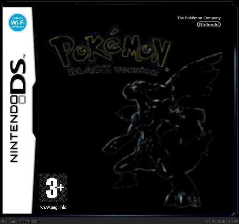 Pokemon Black Version box cover