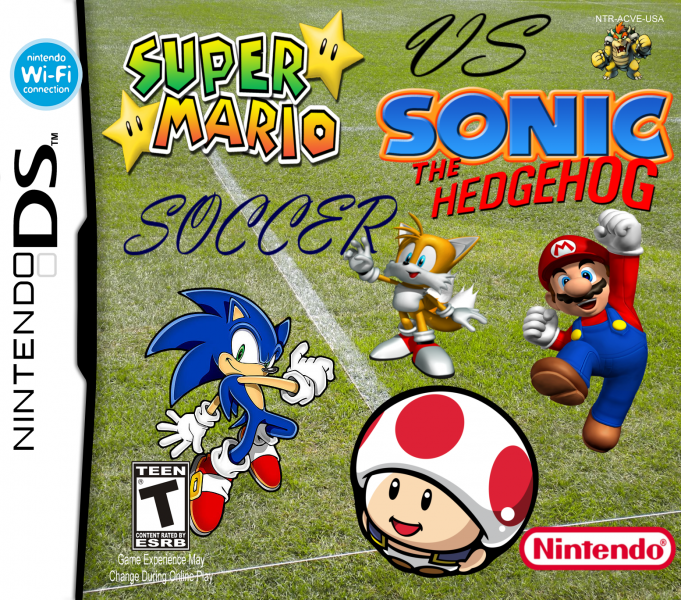 Mario vs. Sonic Soccer box art cover