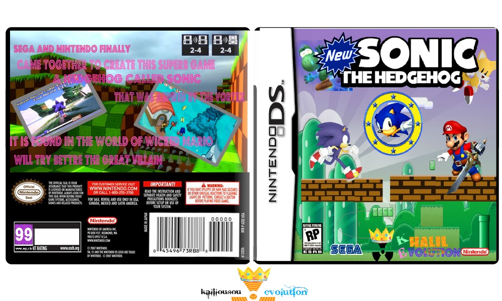 New Super Sonic box cover