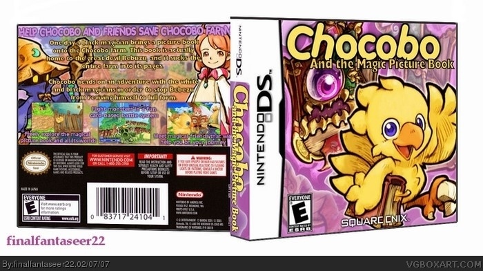 Chocobo and the Magic Picture Book box art cover