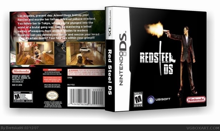 Red Steel DS box cover