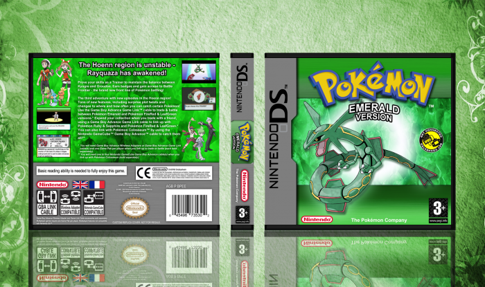 Pokemon Emerald Version box art cover