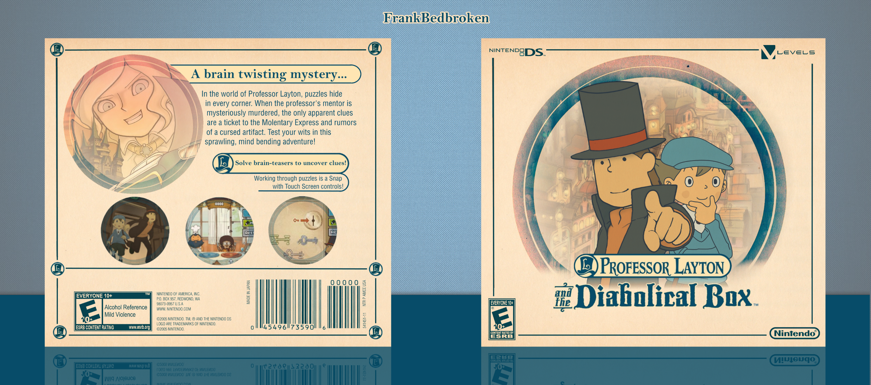Professor Layton and the Diabolical Box box cover