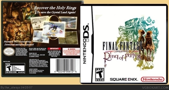 Final Fantasy Crystal Chronicles: Ring of Fates box art cover