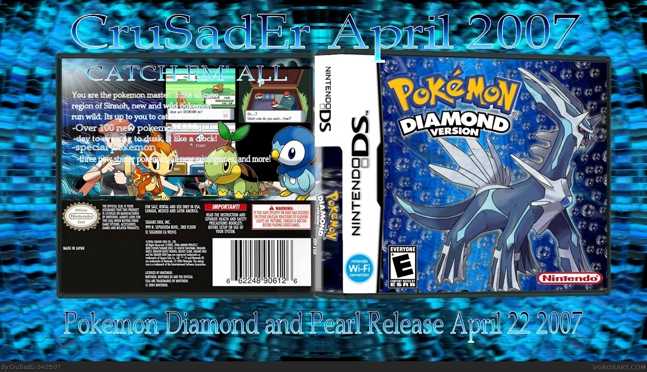 Pokemon Diamond box cover
