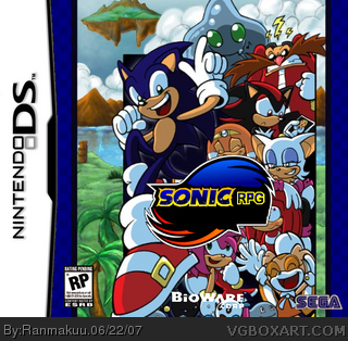 Sonic Rpg Nintendo Ds Box Art Cover By Ranmakuu