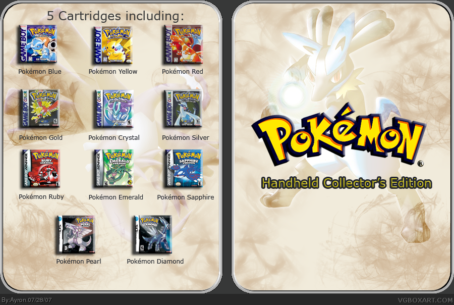 Pokemon Handheld Collector's edition box cover