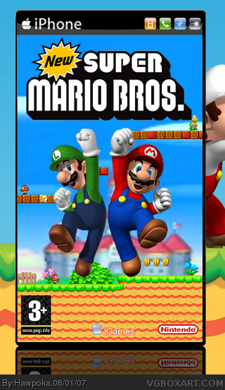 New Super Mario Bros. (iPhone) box cover