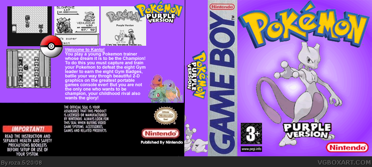 Pokemon: Purple Version box cover