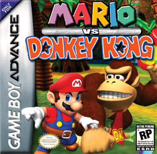 Mario Vs Donkey Kong Game Boy Advance Box Art Cover By Staceass