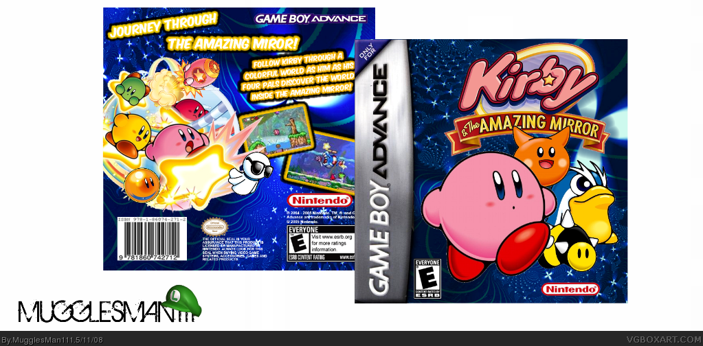 Kirby And The Amazing Mirror box cover