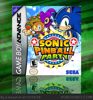 Sonic Pinball Party box art cover