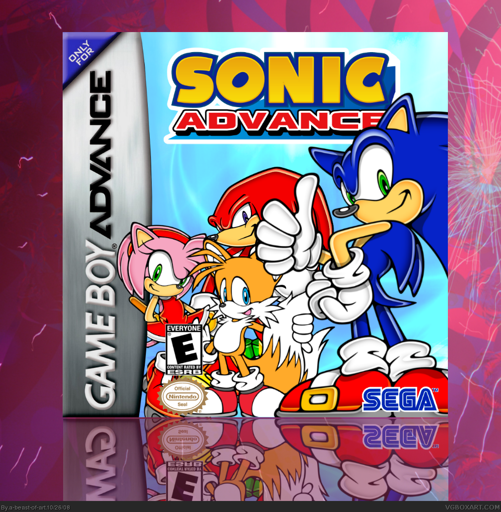 Sonic Advance box cover