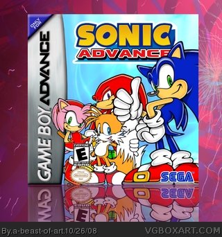 Sonic Advance box art cover