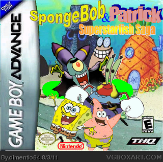 SpongeBob and Patrick: Superstarfish Saga box cover