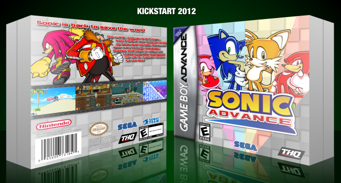 Sonic Advance box art cover