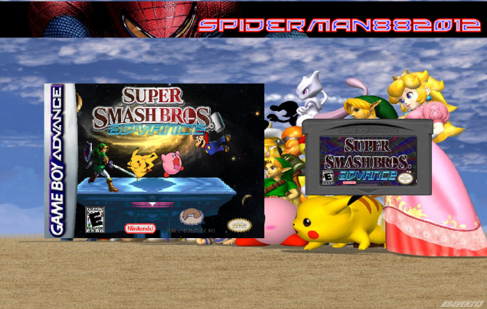Super Smash Bros Advance box art cover