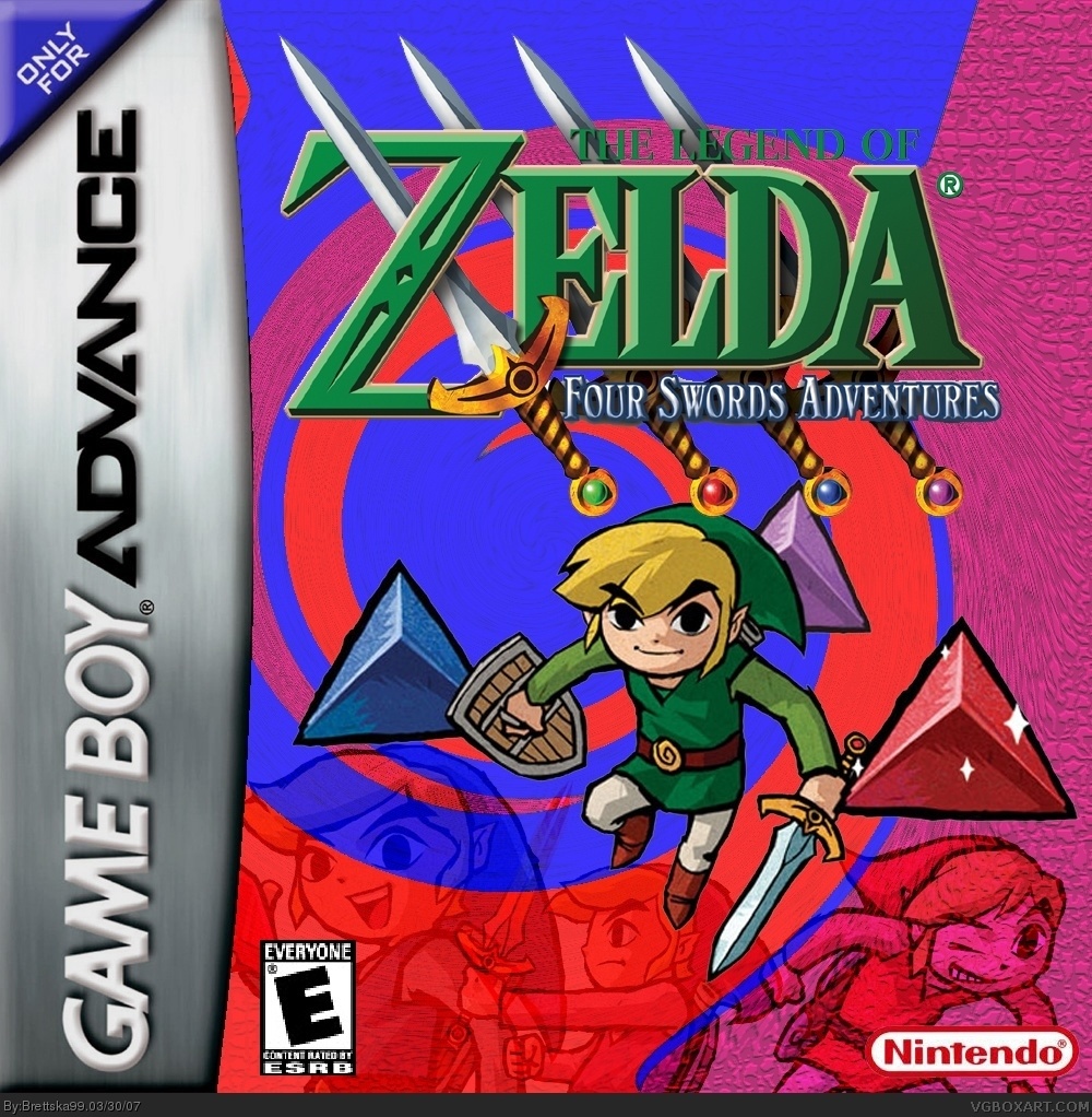 The Legend of Zelda: Four Sword Adventures box cover