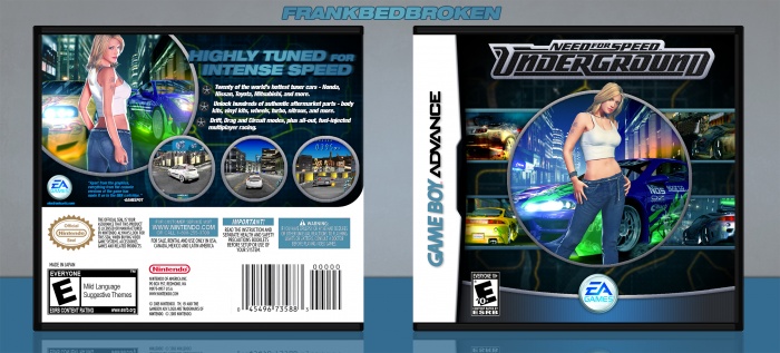Need for Speed Underground box art cover