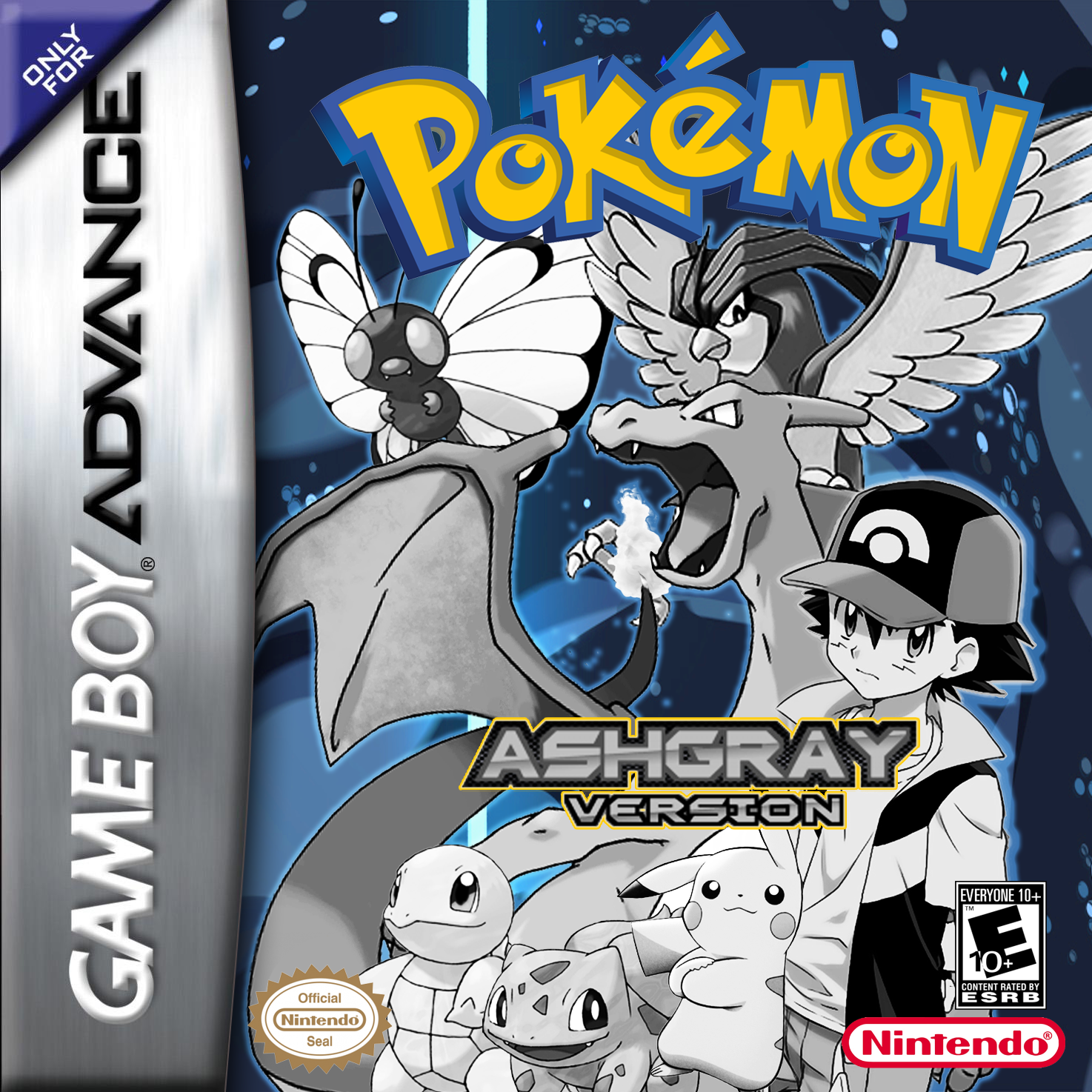 Viewing full size Pókemon Ash Gray box cover