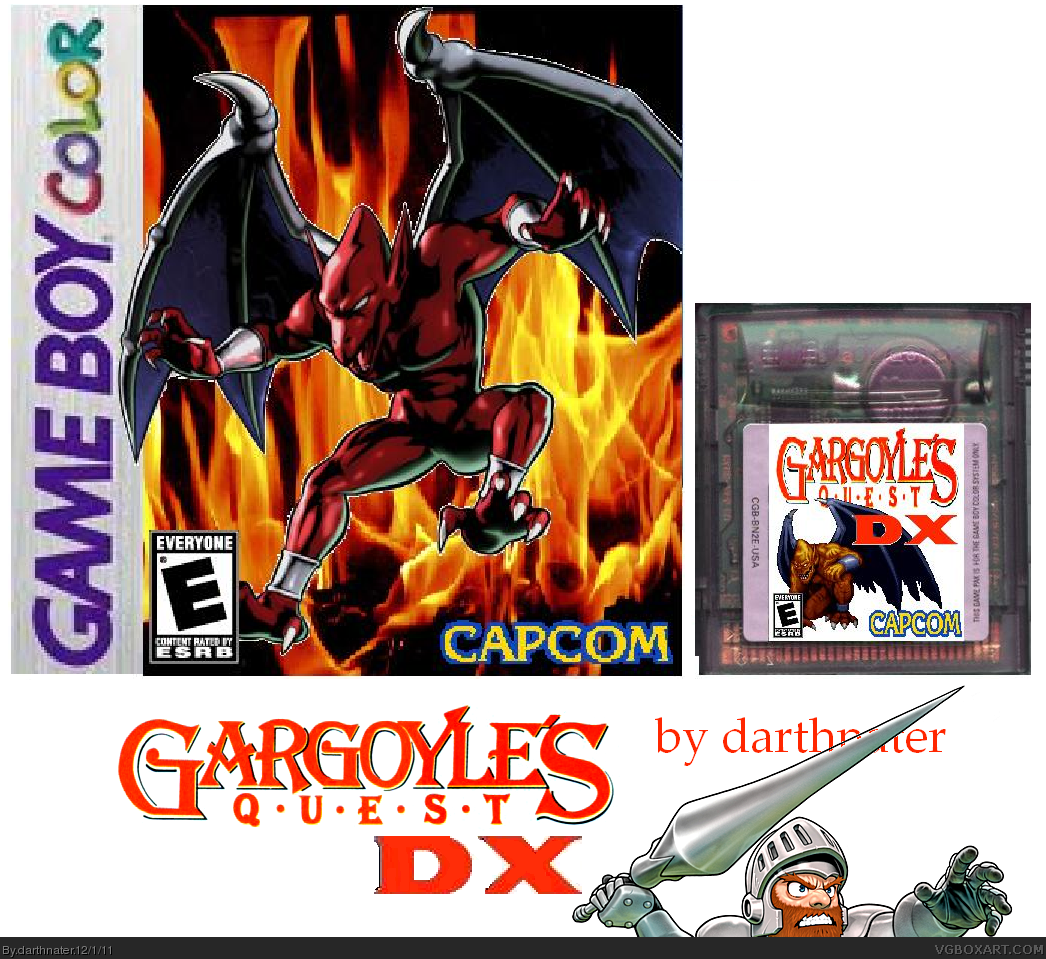 Gargoyle's Quest DX box cover