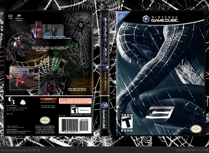 Spider-man 3 box art cover