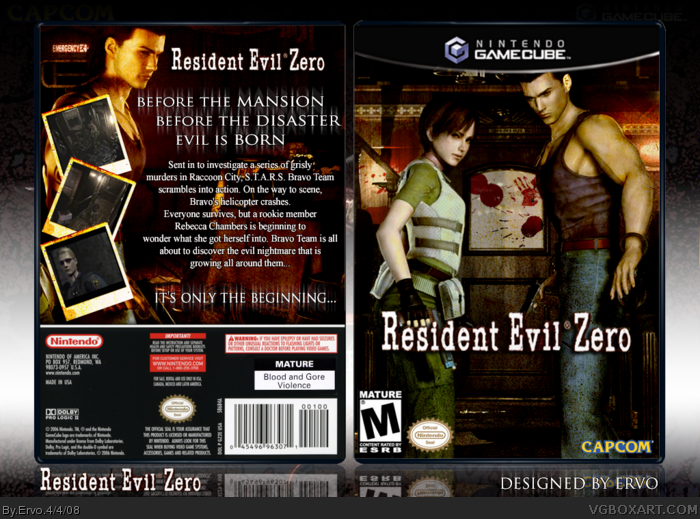 Resident Evil 0 box art cover