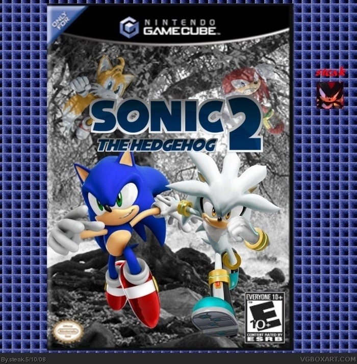 Sonic the Hedgehog 2 GameCube Box Art Cover by steak