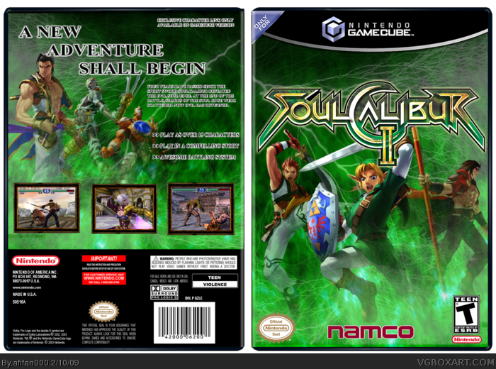 Soul Calibur 2 box art cover