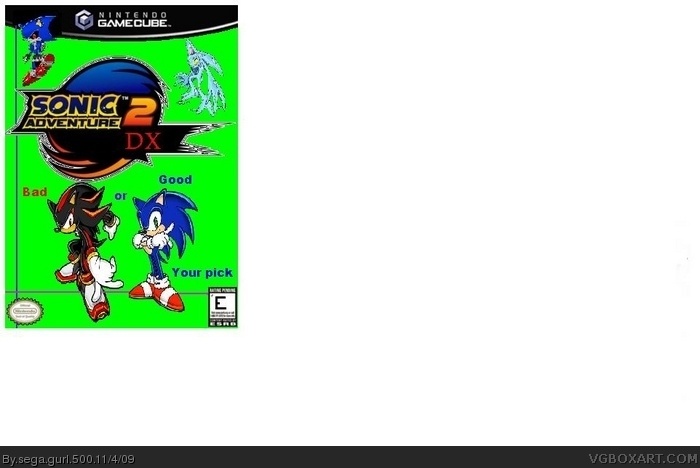 Sonic Adventure 2 DX box art cover