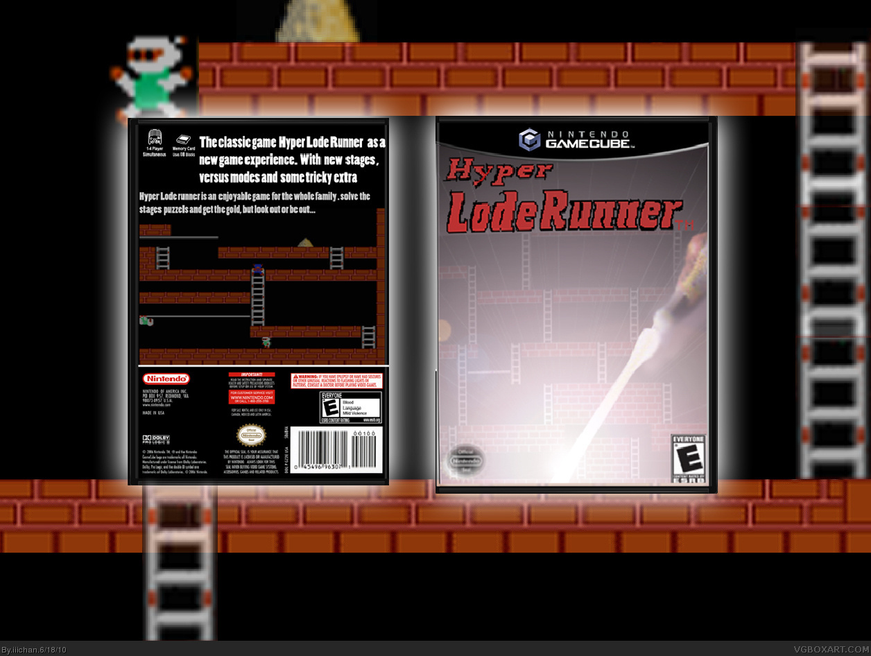 Hyper Lode Runner box cover
