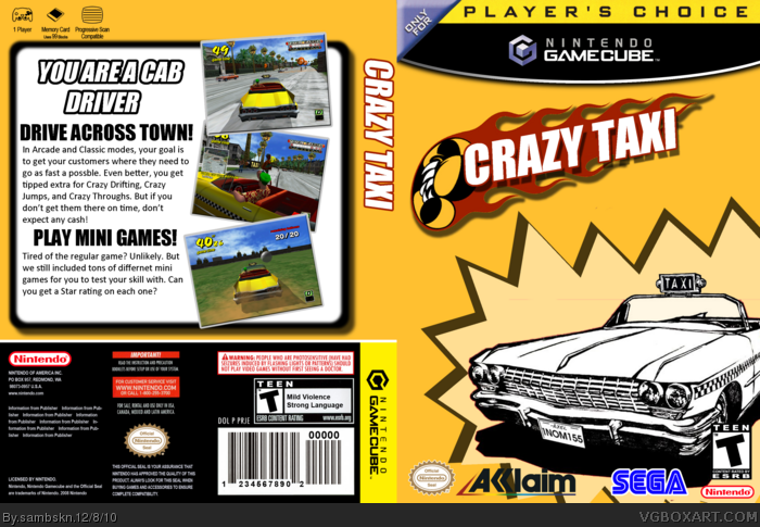 crazy taxi gamecube
