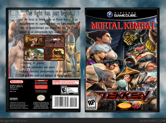 Tekken vs Mortal Kombat box art cover