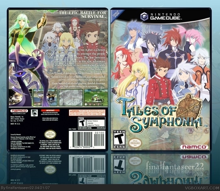 Tales of Symphonia box art cover