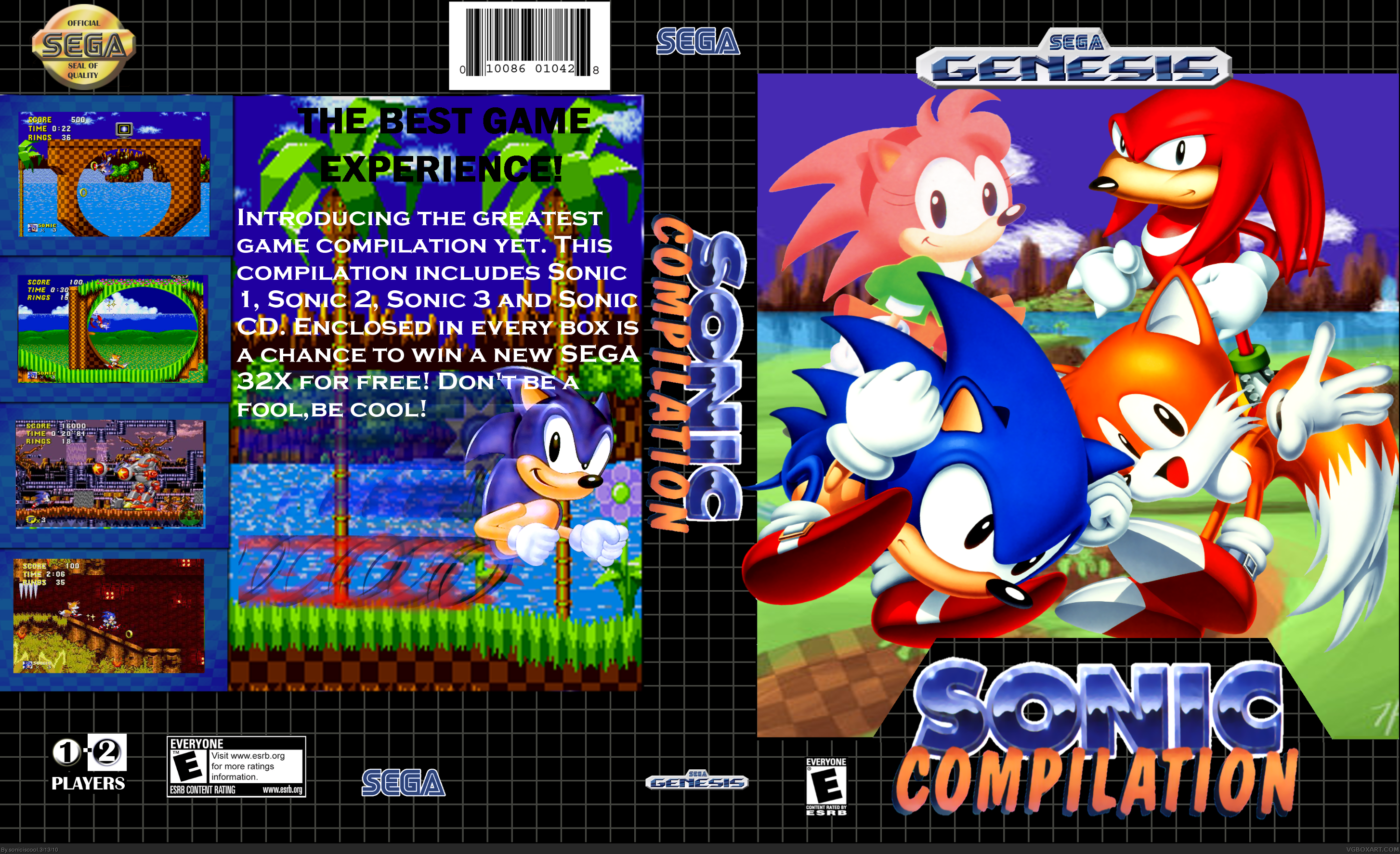 Sonic Compilation box cover