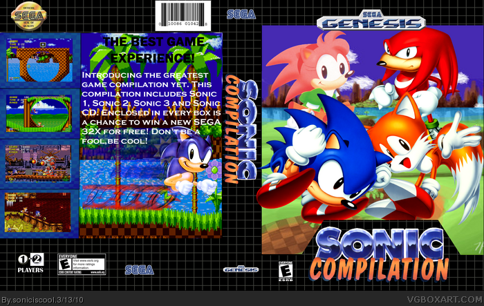 Sonic Compilation box art cover