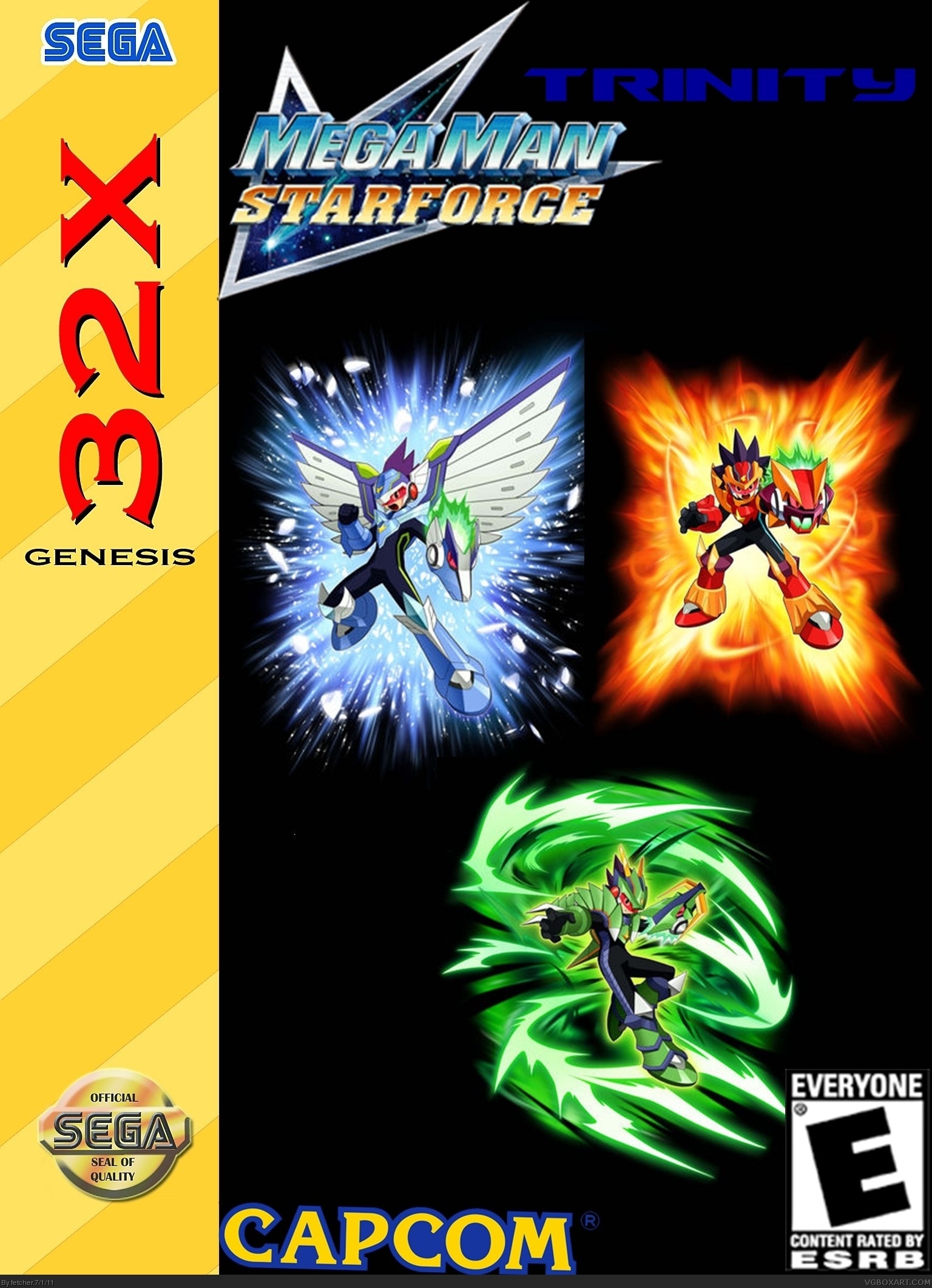 Mega Man Starforce Trinity (32X) box cover