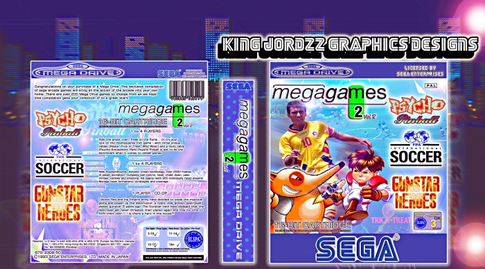 Sega: Mega Games 2 Vol.2 box art cover