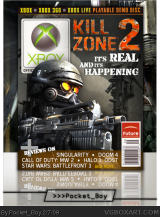Official Xbox Magazine: Killzone 2 Issue box art cover