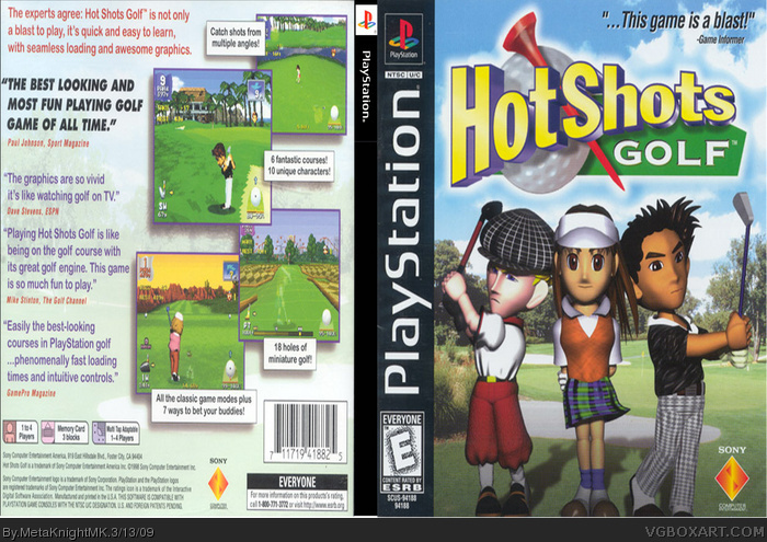 Hot Shots Golf box art cover