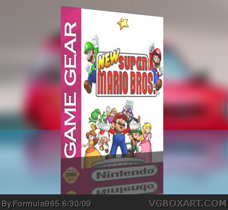 New Super Mario Bros Game Gear box cover