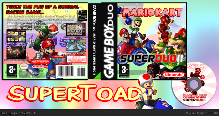 Mario Kart: Super Duo box art cover