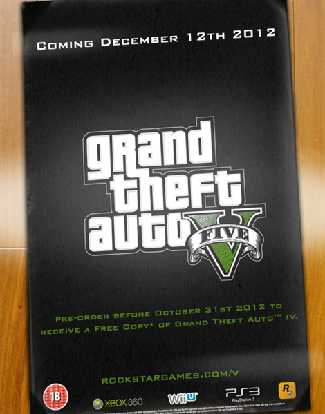 Grand Theft Auto V Poster box art cover