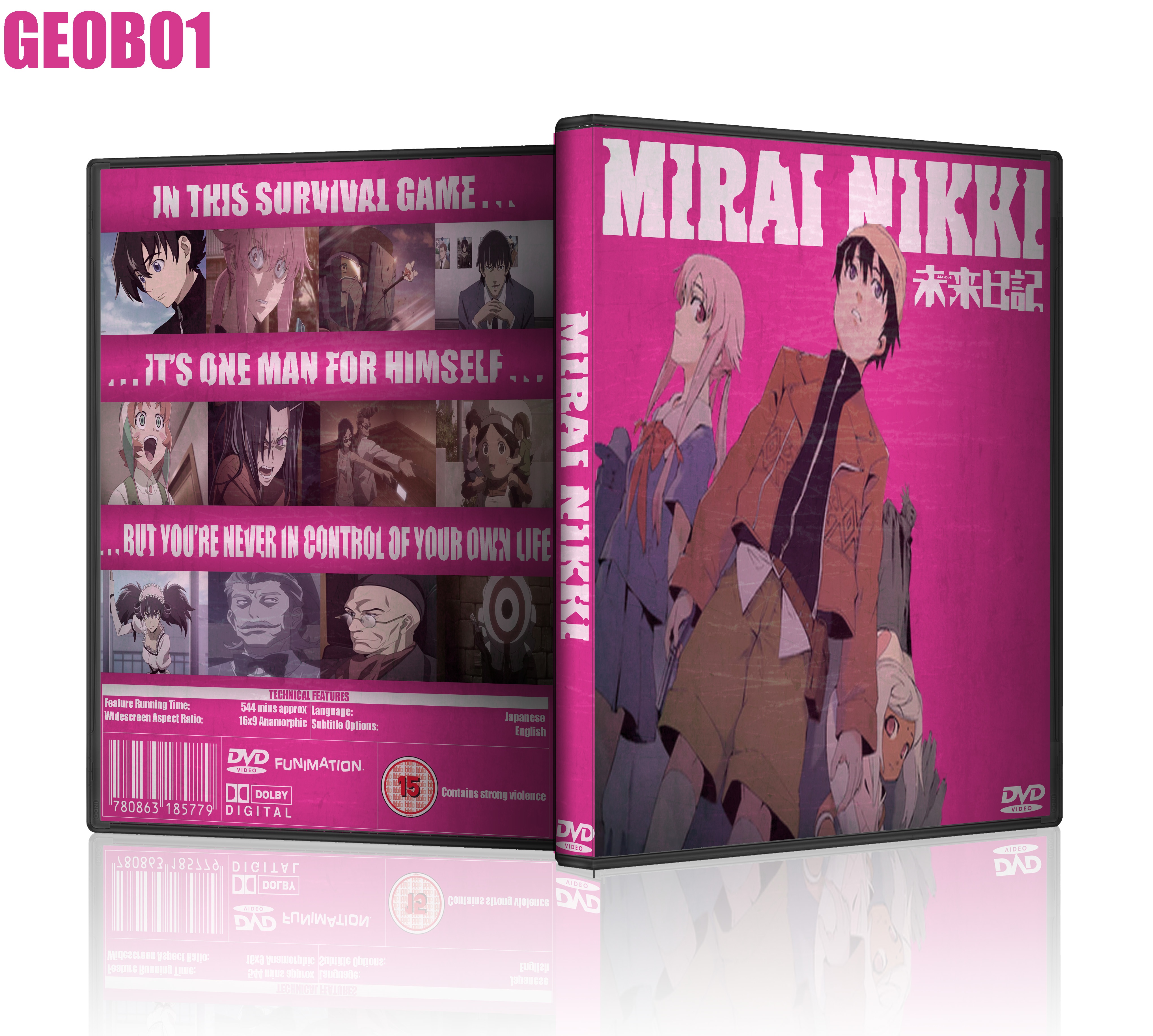 Mirai Nikki box cover