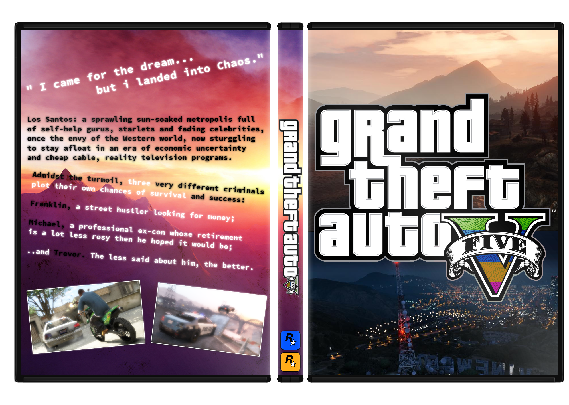 Grand Theft Auto 5 box cover