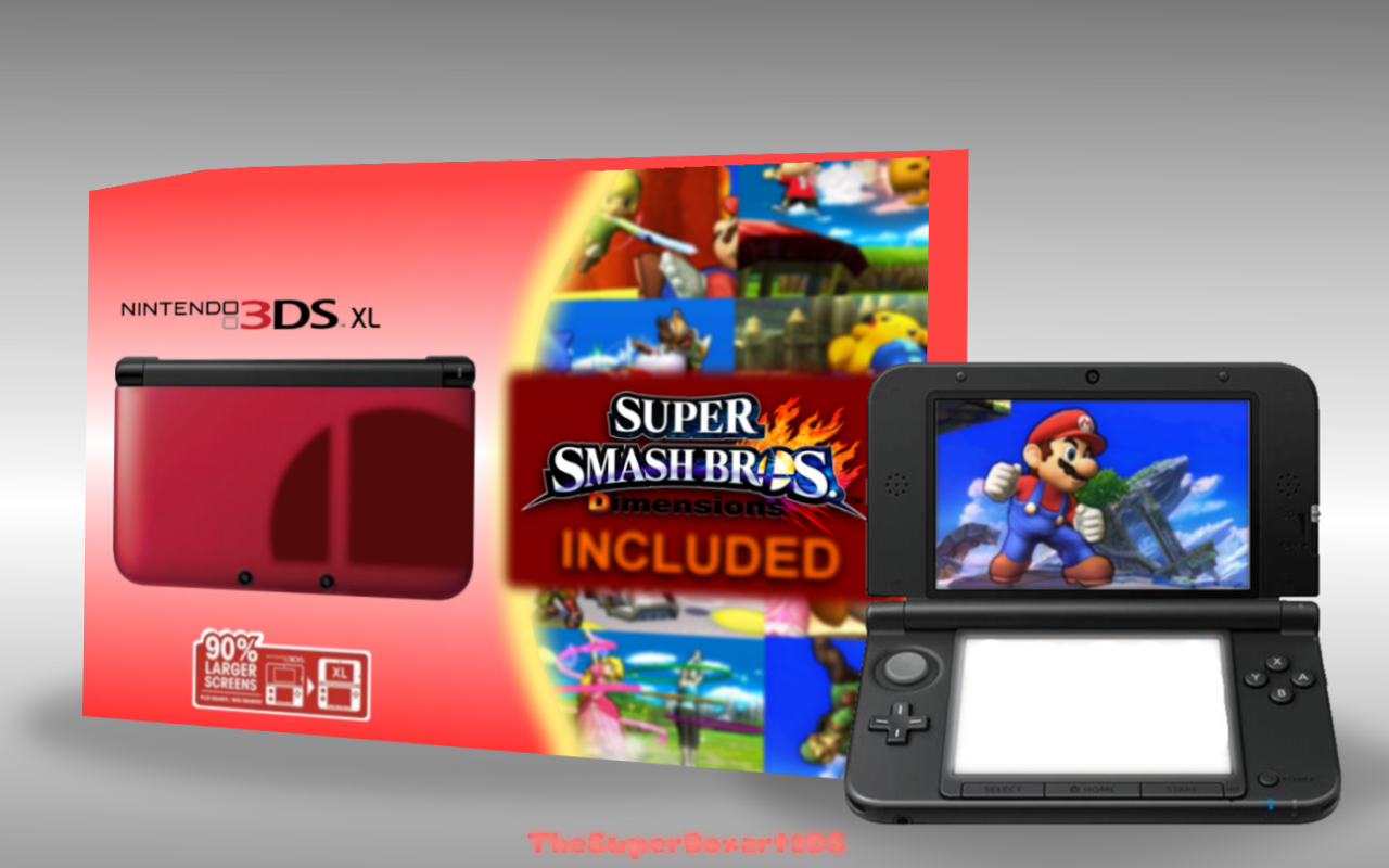 Super Smash Bros. Dimensions Limited Edition 3DS XL box cover