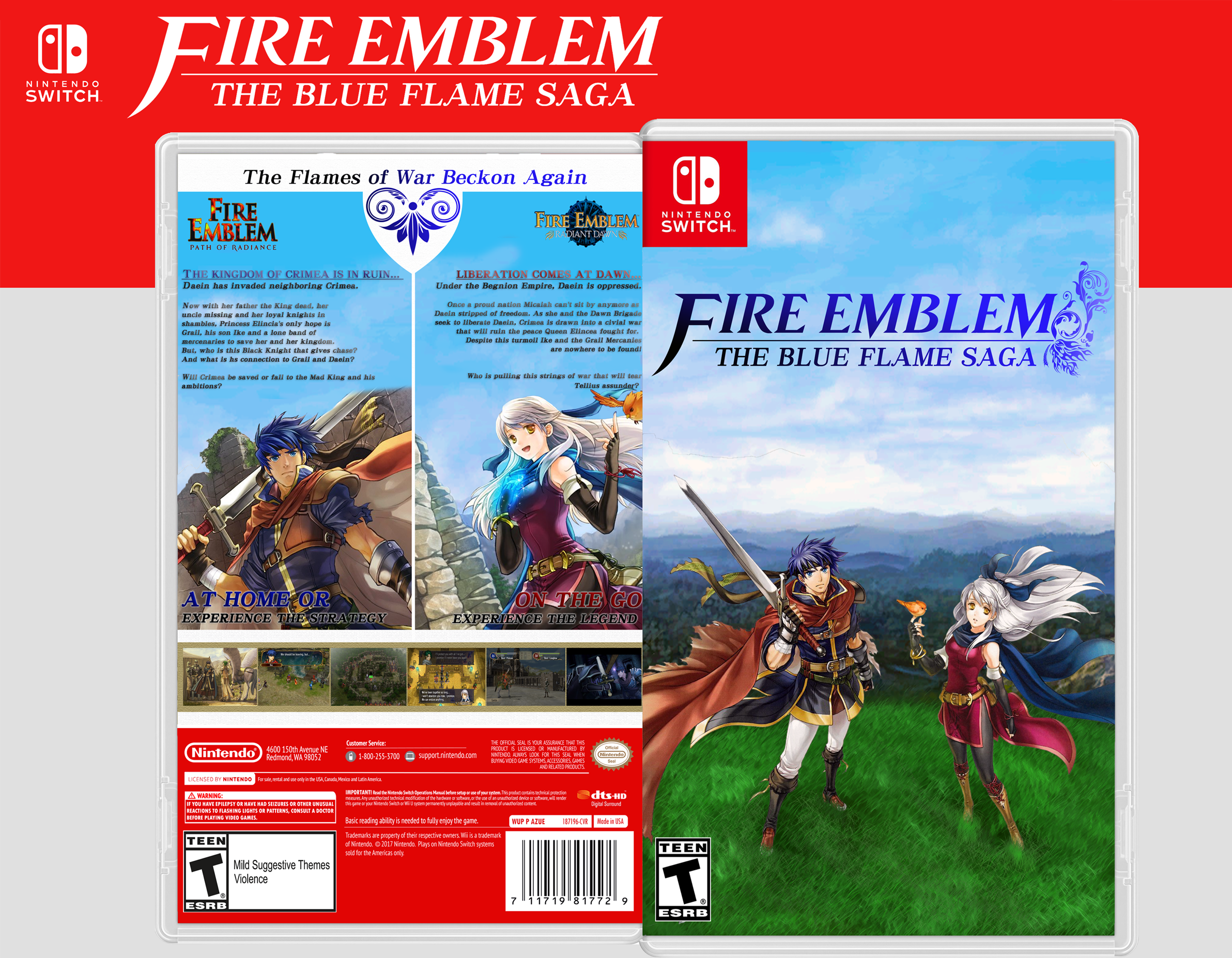 Fire Emblem: The Blue Flame Saga box cover