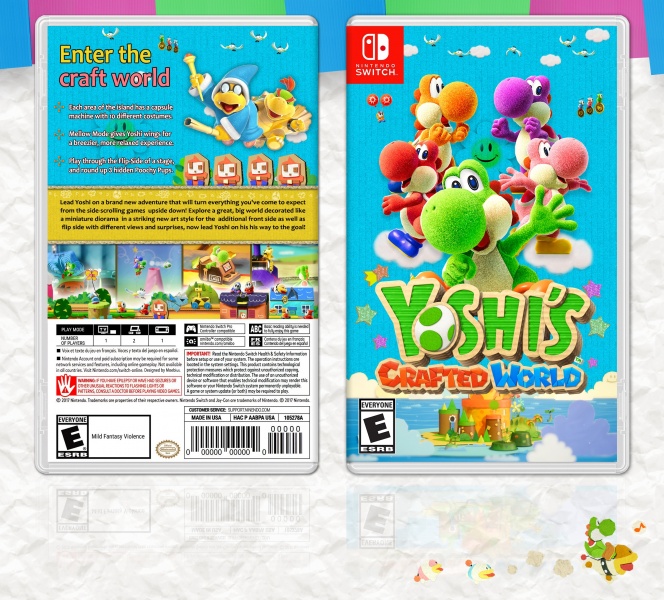 Yoshi's Crafted World box art cover